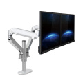 Metal Aluminium 360 Double moniteur LCD CLAMP Bureau support de support moderne